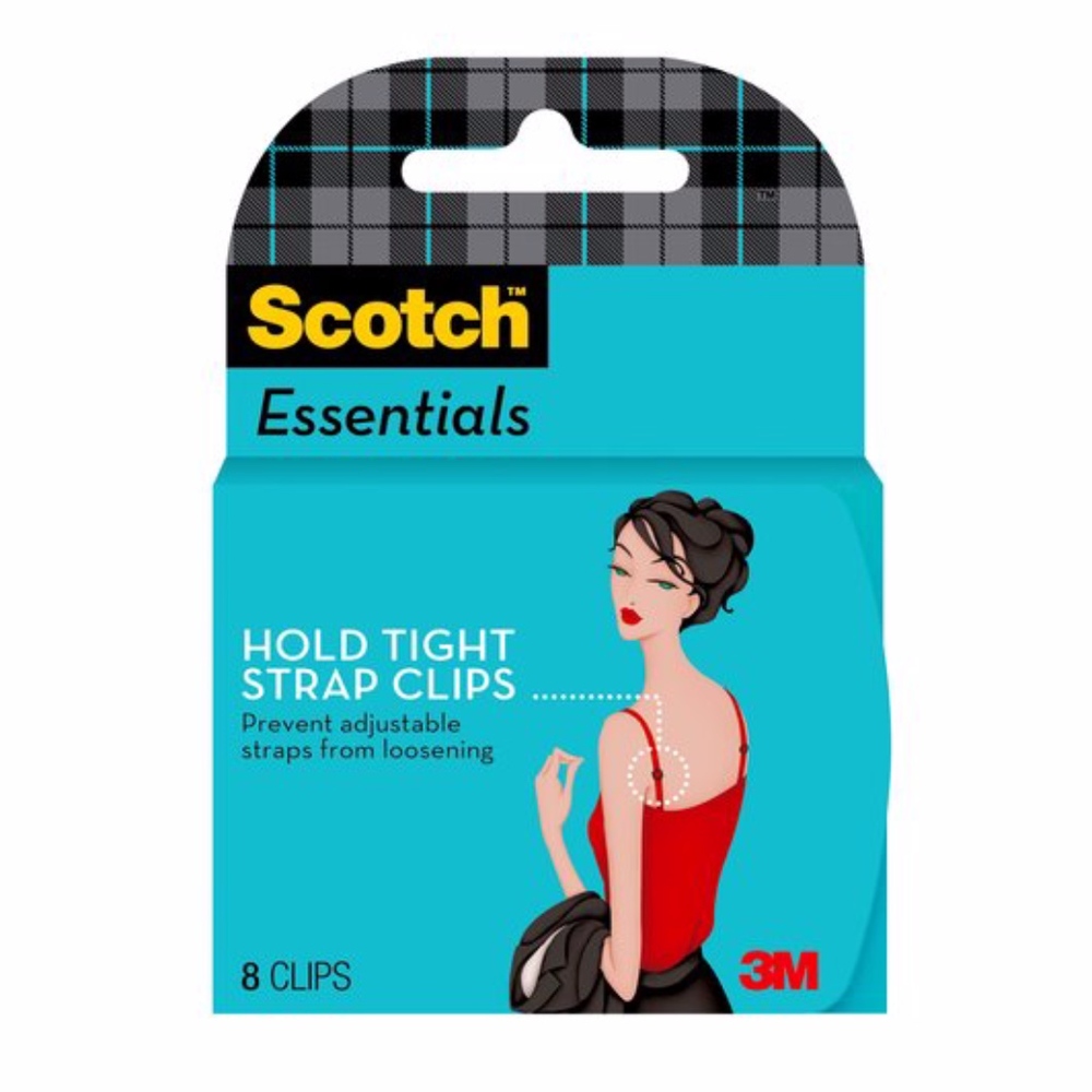 NEW Scotch Essentials Hold Tight Strap Clips